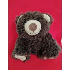 Unipak Chubby Furry Grizzly Bear Brown Plush 8" Friendly Teddy Stuffed Animal